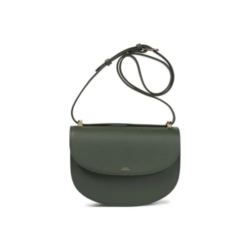 A.P.C Genève Сумка через плечо из кожи сумка на плечо женская зеленая