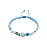 Браслет с кодовым дизайном - Синий