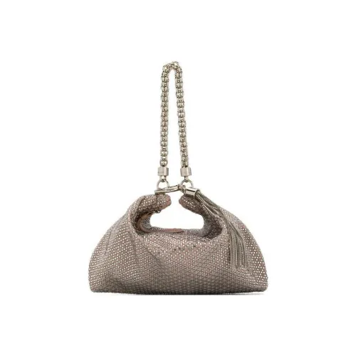 Jimmy Choo Кристальная сумка стандартная женская телесно-розовая