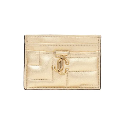 Jimmy Choo Avenue Металлик Кожа наппа Картхолдер Женские Золотой