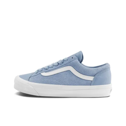 Vans Style 36 Устойчивые к истиранию Дышащие Низкие Кроссовки для скейтбординга Унисекс Синие