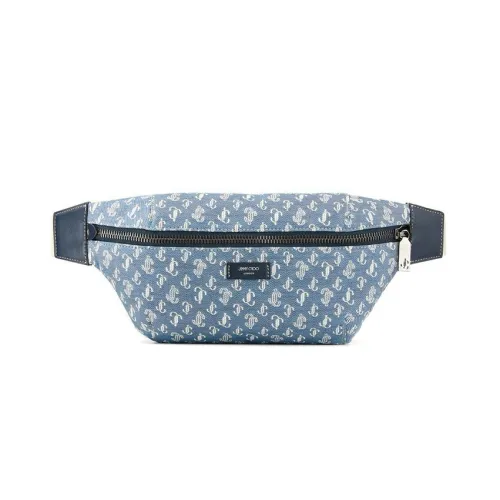 Jimmy Choo Ткань Телячья кожа Бананка Мужской Синий