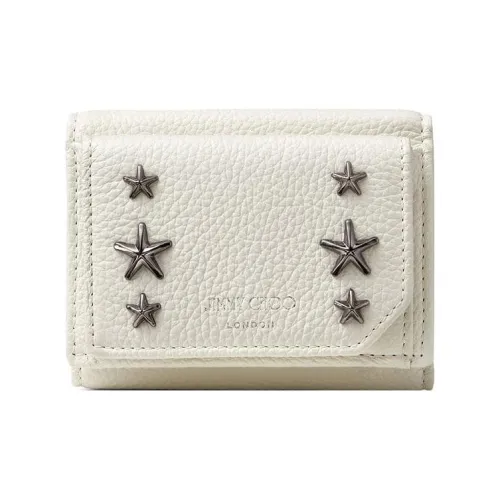 Jimmy Choo Телячья кожа Держатель для карт кошелек Мужской Белый