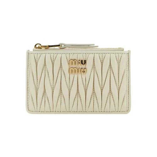 MIU MIU Кожа Кошелек Женская Белая