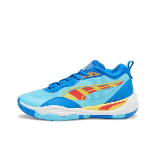 PUMA Playmaker Баскетбольные кроссовки Low Топ Синий Мужской