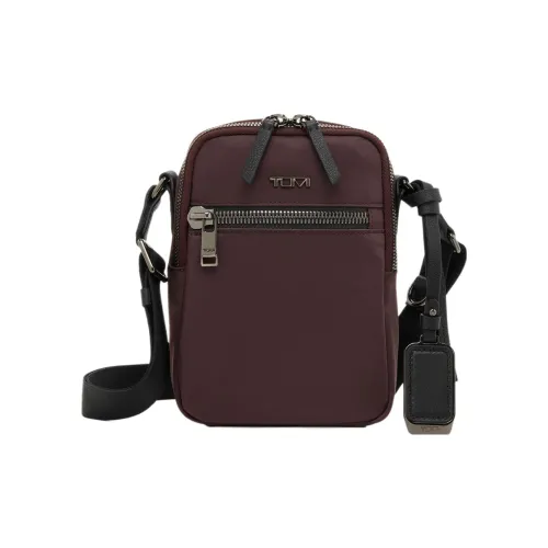 TUMI Nylon Camera Bag Shoulder Bag Small Unisex Burgundy TUMI Нейлоновая сумка Camera сумка через плечо маленькая унисекс бордовый