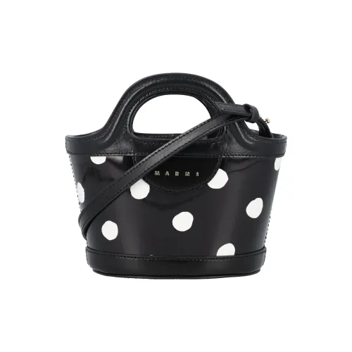 MARNI TROPICALIA Сумка через плечо из коровьей кожи женская черная