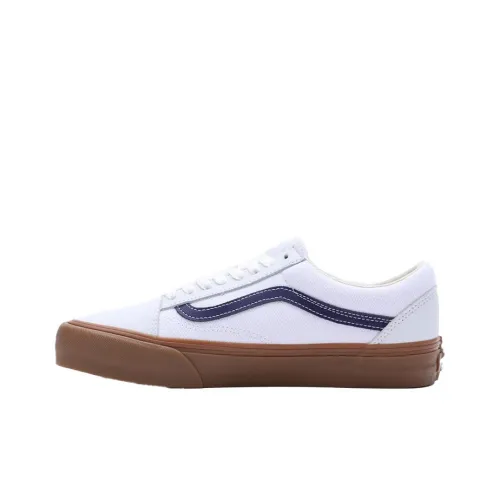 Vans Old Skool Collection Низкие Кроссовки для Скейтбординга Унисекс Белые