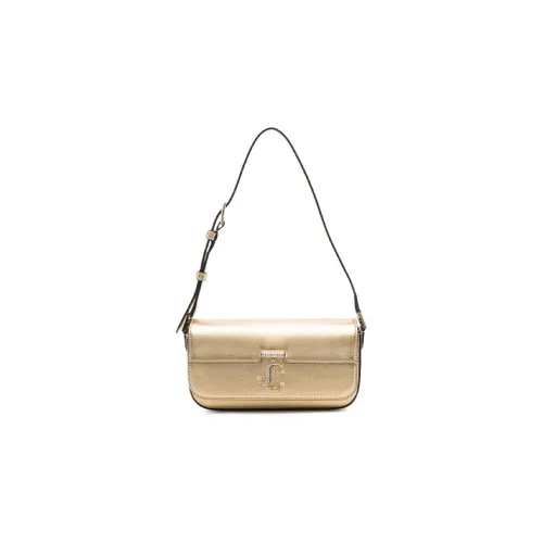 Jimmy Choo Сумка через плечо из кожи женская золотая