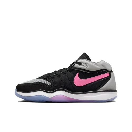 Nike Air Zoom GT Hustle 2 Slip-Resistant MID Баскетбольные кроссовки Мужской Черный Розовый