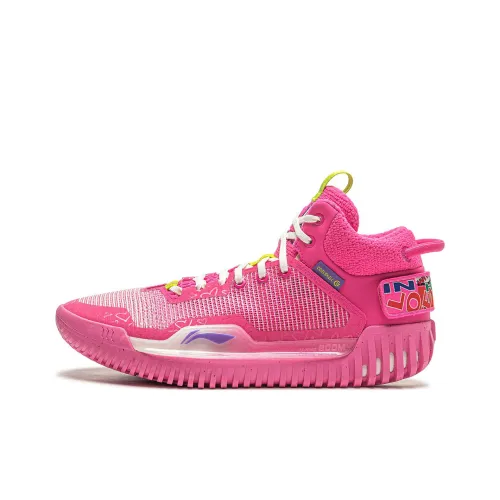 LINING Badfive 3 Амортизирующие Бейсболки Мужские Розовые