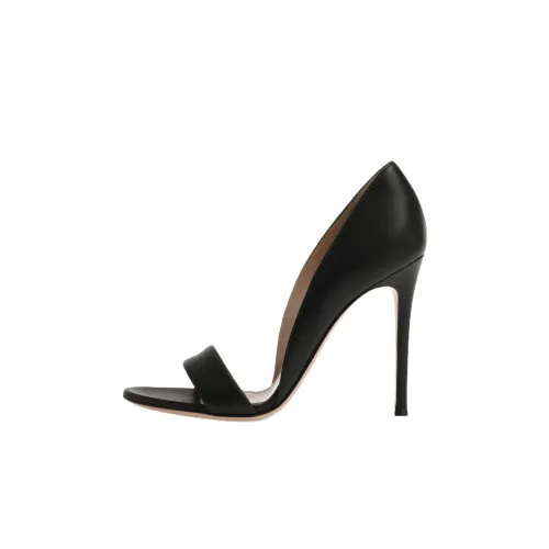 GIANVITO ROSSI Baiser one Ремень Сандалии Черные Женские