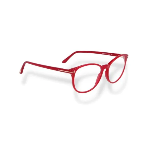 TOM FORD Ацетат Нерегулярная форма Оправа для очков Женская Красная