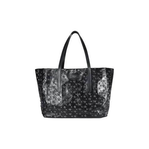 Jimmy Choo Телячья кожа Тоут Сумка Сумка для покупок Сумка Мужская Черная