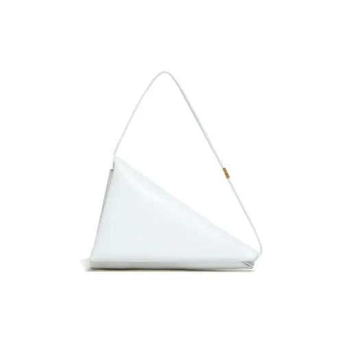 MARNI Телячья кожа Треугольная сумка Сумка через плечо Женская Белая