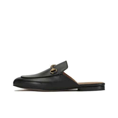 GUCCI Princetown Домашние тапочки Женские Черные