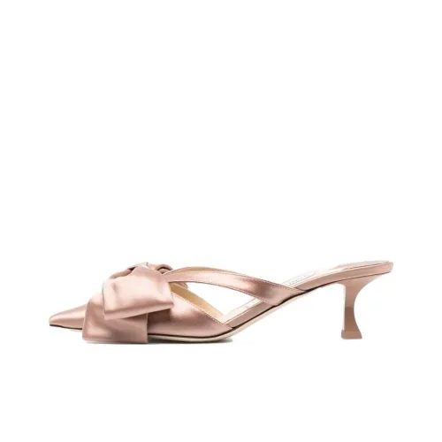 Jimmy Choo Flaca Домашние тапочки Женские Розовые