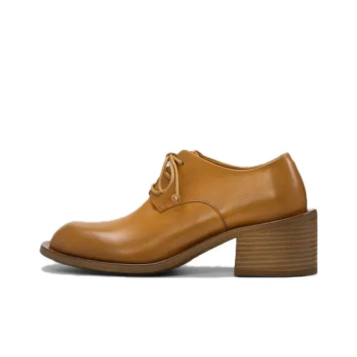 Marsèll Allucino Грубый каблук Женские повседневные туфли 6 см Женские Желтый