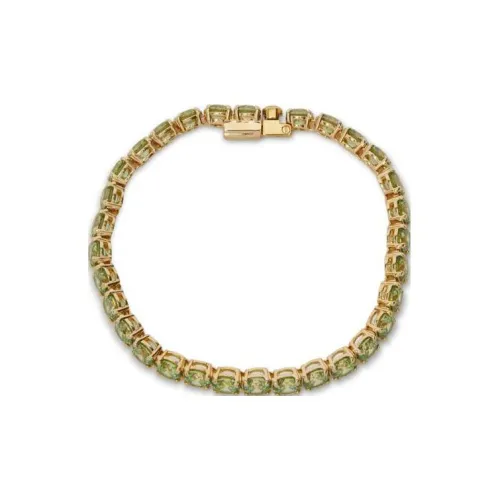 Кристалл Swarovski Браслеты Женские Зеленый