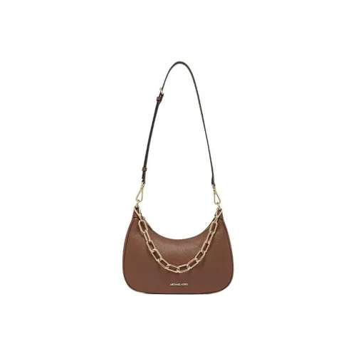 MICHAEL KORS Сумка из коровьей кожи в форме полумесяца сумка через плечо сумка на плечо большая женская коричневая