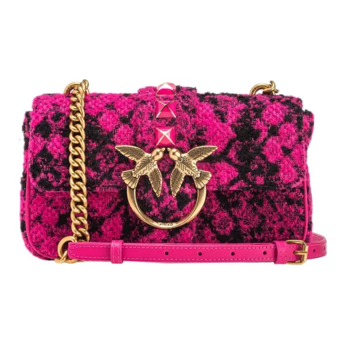 PINKO Жаккардовая ткань Хлопок Конверт Сумка Сумка через плечо Сумка на плечо Женская Фуксия