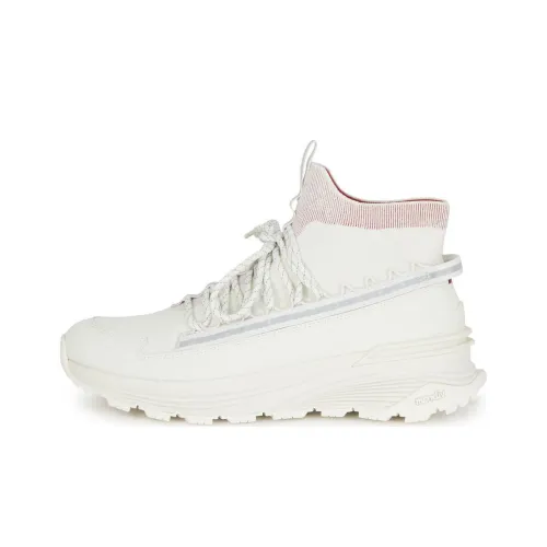 Moncler Monte Runner High Топ Повседневная обувь Мужская Белая