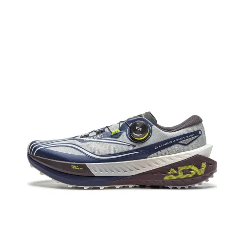 ЛИНЕЙКА Lulu PRO Шокабореры Устойчивые к истиранию Низкий Топ Беговые кроссовки Мужские Серый Синий