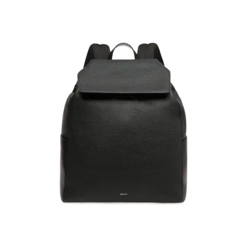 BALLY Рюкзак из крупнозернистой коровьей кожи мужской черный