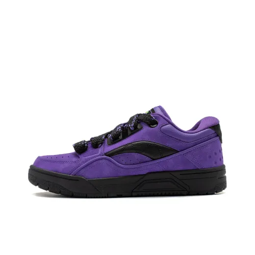 LINING Баскетбольные кроссовки Low Top Черный Фиолетовый Унисекс