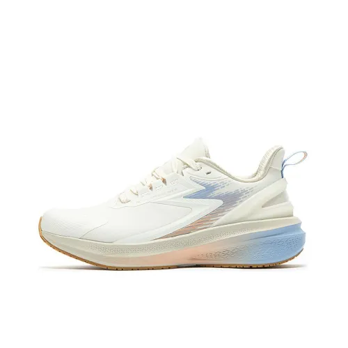 361° Rainy Day 7,0 Амортизация Дышащий Легкий Отскок Низкий Топ Спринт Беговые кроссовки Женские Белые