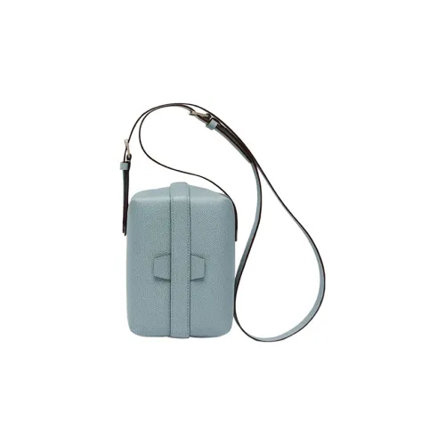 Valextra Телячья кожа Сумка Сумка через плечо Сумка через плечо Стандартная Женская Дымчатый Синий