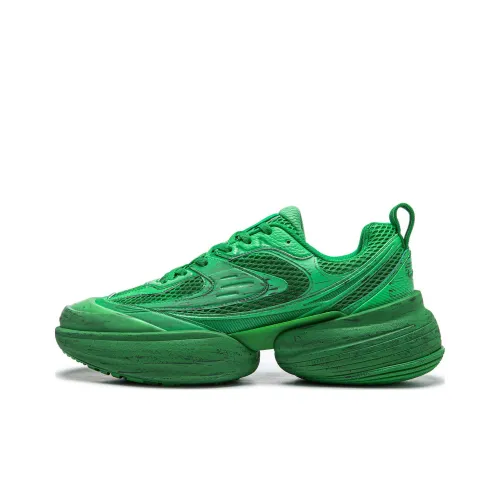 LINING Range 2 Casual Низкий Топ Зеленый Унисекс