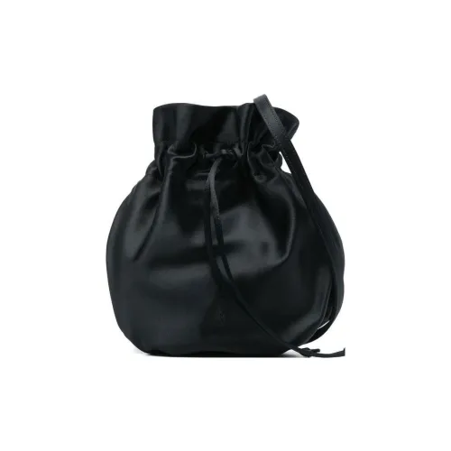 Polo Ralph Lauren Телячья кожа с хлопком и шелком Сумка через плечо Сумка на плечо Женская Черная