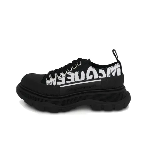 Alexander McQueen Tread Slick Low Топ Обувь на платформе Женская Черная