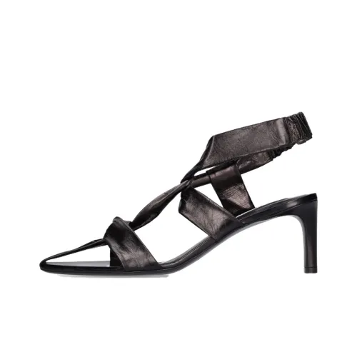 JIL SANDER one Ремень Сандалии Черные Женские