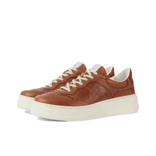 GUCCI Chunky B Печенье Цвет Обувь Низкий Топ Стильный Скейтбординг Мужской Коричневый