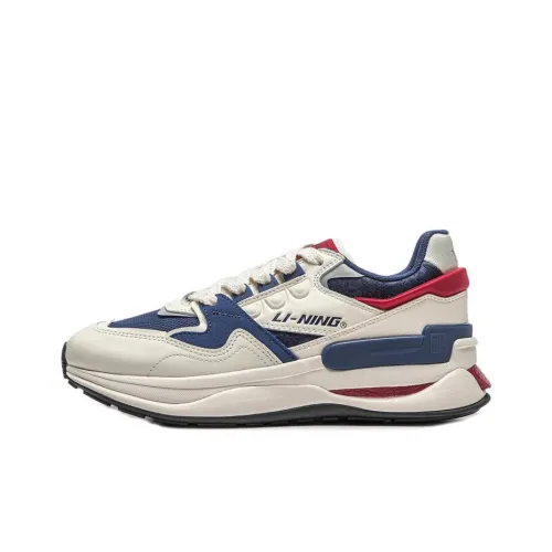 LINING 001 Innocence V2 Casual Low Top Ecru/Dark Blue Men's