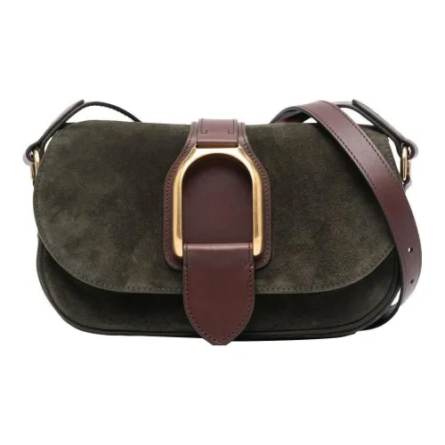 Polo Ralph Lauren Welington Замша теленка Сумка через плечо Стандартная Женская Армейский зеленый