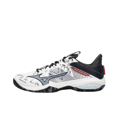 Mizuno Wave Claw Neo 2 Low Топ Бадминтон Обувь Унисекс Черный Белый