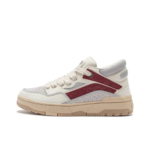 LINING Wave Casual MID Топ Белый Серый Красный Мужской