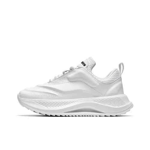 REPUSEN Низкий Топ Casual Унисекс Белый