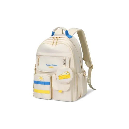 V.NINE Ткань Рюкзак Большой Унисекс Хаки Обсидиановый Черный