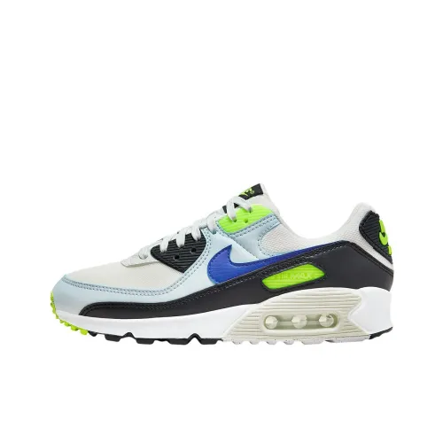 Nike Air Max 90 Low Топ Повседневный Женский Синий Черный Зеленый