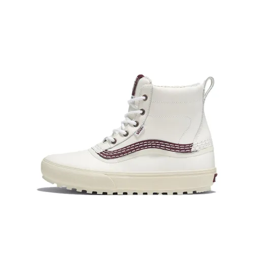 Vans High Топ Уличная обувь Унисекс Белый