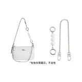 Круглая пряжка, жемчужная, 13,5 см + 40 см, медная, декоративная цепочка