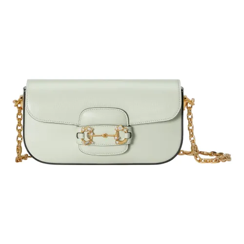 GUCCI Horsebit 1955 Кожа Плечевая сумка Сумка-багет Сумка через плечо Женская