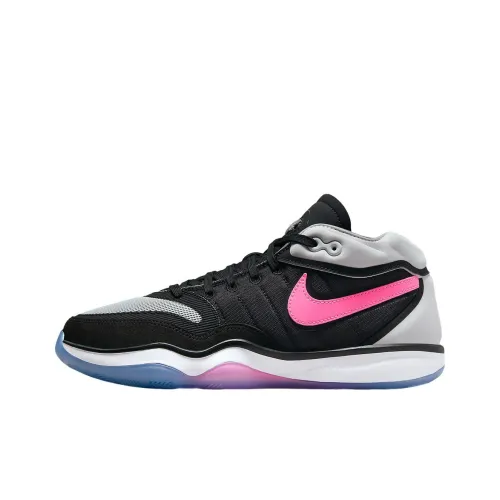 Nike Air Zoom GT Hustle MID Баскетбольные кроссовки Унисекс Черный Розовый