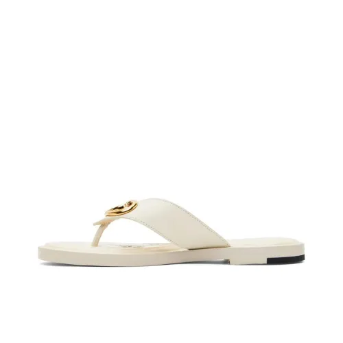GUCCI Interlocking Шлепанцы Женские Белые