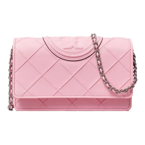 TORY BURCH Fleming Кожа Сумка через плечо Кошелек Женские Розовый