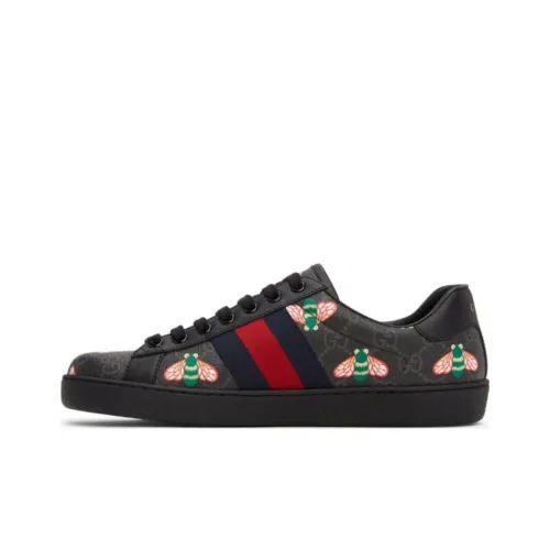 GUCCI Ace Стильные Скейтбординги Мужской Черный